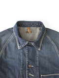 KAPITAL 12oz Palm Tree Jacquard Denim CACTUS Coverall - Detail 3