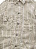 KAPITAL Linen Glitter Fillies Stripe CACTUS Coverall - Detail 3