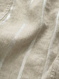 KAPITAL Linen Glitter Fillies Stripe CACTUS Coverall - Detail 6