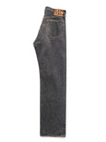 KAPITAL 14oz Black Denim 5P Monkey TH Zip - Front