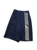 KAPITAL Smooth Jersey Beibei Track Shorts Banner Stripe - Front