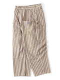 KAPITAL Dixie Hickory Wide Lumber Pants Mauve - Front