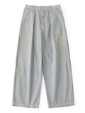 KAPITAL Liberty Hickory Fatigue Baggy Pants - Hickory