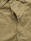 KAPITAL Shirt Chino Thunderbird Husky Western Shirt - Detail 4