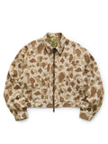 KAPITAL Hunter Camo Herringbone Reversible Drizzler Jacket - Detail 1