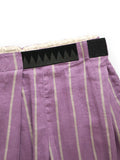KAPITAL Linen Fillies Stripe Easy Beach GO Pants - Detail 3