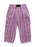 KAPITAL Linen Fillies Stripe Easy Beach GO Pants - Purple