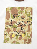 KAPITAL 20/- Ringer T Camo Little Bear - Detail 4