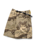 KAPITAL Cotton Herringbone PECKISH Camo Short Pants - Front