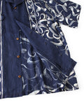 KAPITAL French Cross Linen Discharge Okra Shirt - Detail 6