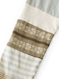 KAPITAL TOP Jersey Hippie Long T Border Patchwork - Detail 4