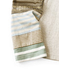 KAPITAL TOP Jersey Hippie Long T Border Patchwork - Detail 5