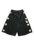 KAPITAL Smooth Jersey Beibei Track Shorts - Black