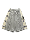KAPITAL Smooth Jersey Beibei Track Shorts - Grey