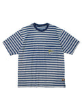 KAPITAL IDG Border Jersey Pennant T-Shirt - Yatara Stripe