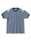 KAPITAL IDG Border Jersey Florida Ringer T-Shirt - Taki Stripe