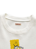 KAPITAL Panel Border Jersey BOX-T PECKISH RAINBOWY - Detail 2