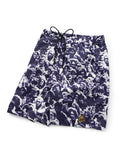 KAPITAL Poly Taffeta Festival Print Swim Shorts - Front