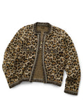 KAPITAL 5G Leopard Mohair Knit ZIP Cabaret Cardigan - 1