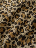 KAPITAL 5G Leopard Mohair Knit ZIP Cabaret Cardigan - 8
