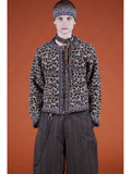 KAPITAL 5G Leopard Mohair Knit ZIP Cabaret Cardigan - 9
