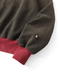 KAPITAL 2-Tone Half Zip Sweatshirt (Pecos Paisley) - 6