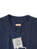 KAPITAL IDG Jersey Crew T PECKISH Anchor - Detail 2