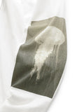 KAPITAL 20/- Jersey Crew Long T Monochrome Jellyfish - Detail 4
