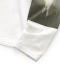 KAPITAL 20/- Jersey Crew Long T Monochrome Jellyfish - Detail 6