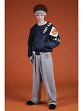 KAPITAL Rayon Satin Quilting Sham Bomber Jacket (Pearl Flag) - 9
