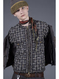 KAPITAL 5G Tweed Knit ZIP Cabaret Cardigan - 10