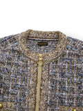 KAPITAL 5G Tweed Knit ZIP Cabaret Cardigan - 3