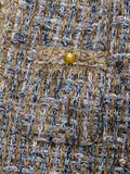 KAPITAL 5G Tweed Knit ZIP Cabaret Cardigan - 5
