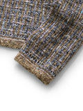 KAPITAL 5G Tweed Knit ZIP Cabaret Cardigan - 6