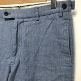 [M] Visvim 13AW High Water Slacks Linen/Wool Blue