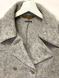 [M] Kapital Fleece Pea Coat Grey