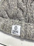 Visvim Cable Knit Wool Beanie Grey