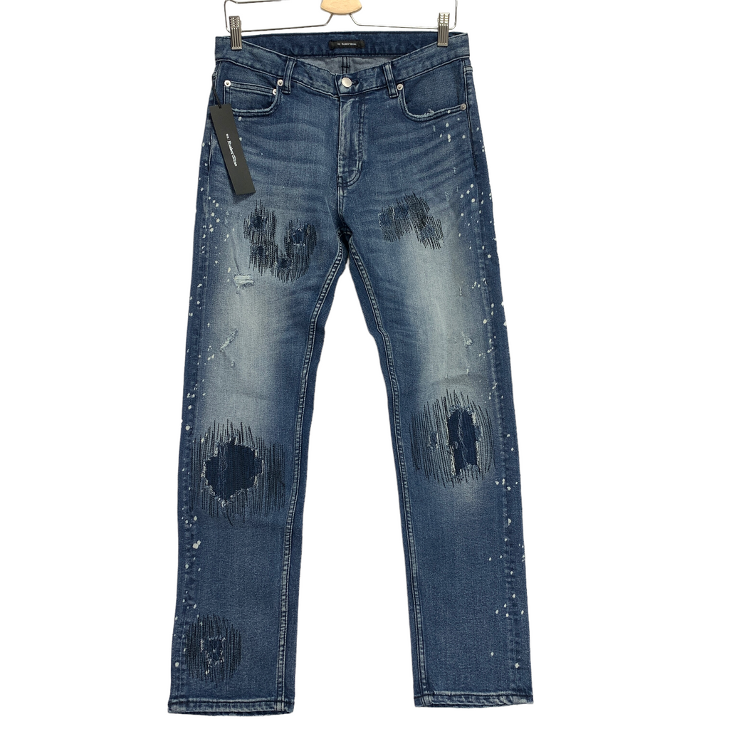 Eternal Ripped Distressed Jeans Men's Pre-Faded Denim Low Rise Slim Fi –  RODEO-JAPAN Pine-Avenue Clothes shop