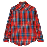 [S] Visvim Black Elk Flannel LS Shirt Red