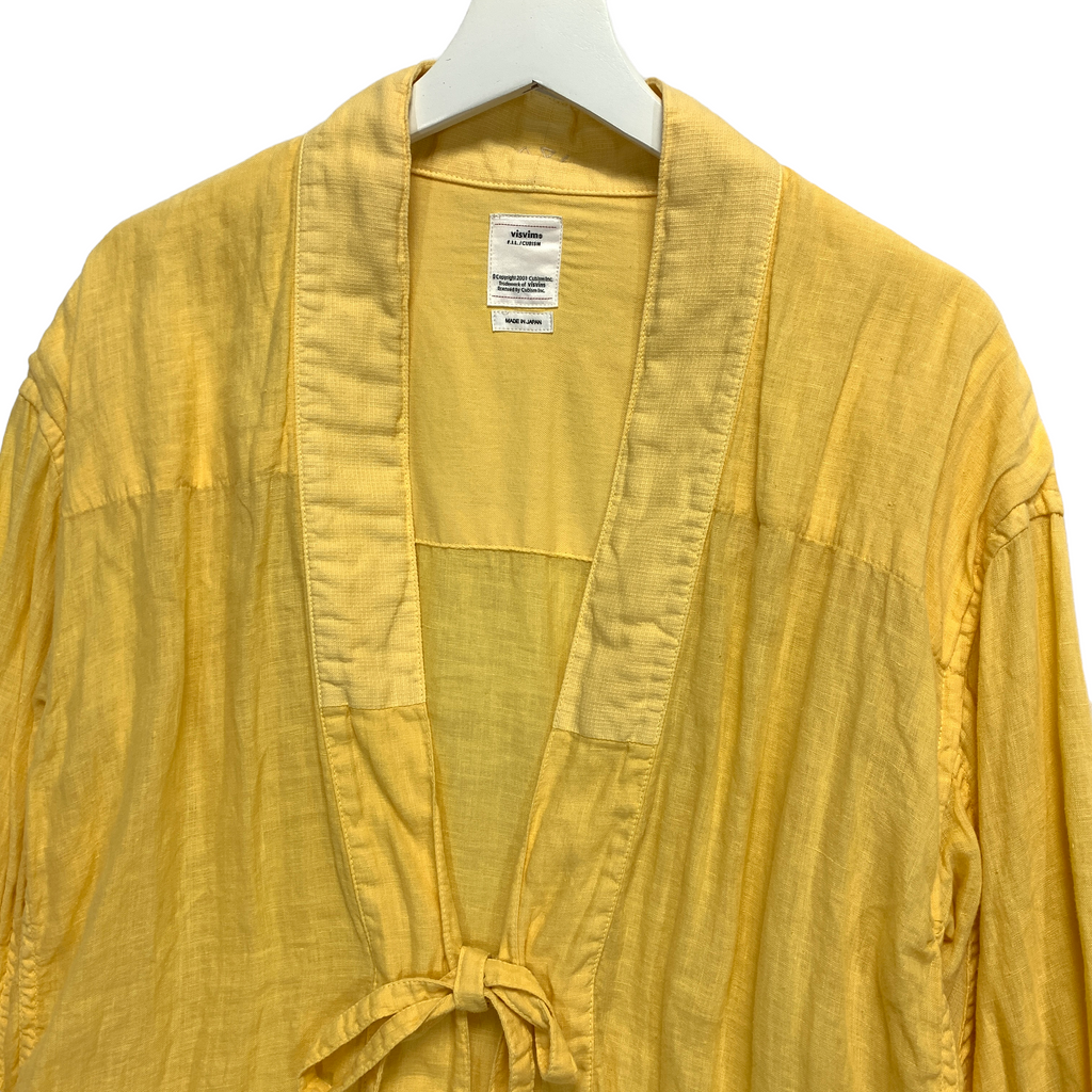 M] VISVIM 18SS Lhamo Shirt Linen Yellow – StylisticsJapan.com