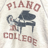[XL] Kapital Piano College Chieftain Crewneck Sweatshirt Grey