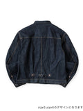 KAPITAL 14oz Denim 1ST Jacket One-Wash Indigo - Detail 1