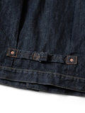 KAPITAL 14oz Denim 1ST Jacket One-Wash Indigo - Detail 7