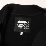 [M] A BATHING APE X STASH FOOT SOLDIER RIB SWEAT VARSITY JACKET