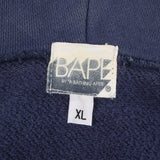 [XL] A BATHING APE BAPE 00s STA ALL-OVER PRINT FULL ZIP HOODED SWEATSHIRT NAVY