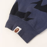 [XL] A BATHING APE BAPE 00s STA ALL-OVER PRINT FULL ZIP HOODED SWEATSHIRT NAVY