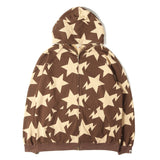 [XL] A BATHING APE STA ALL-OVER PRINT FULL ZIP SWEAT HOODIE