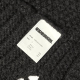 [L] NEIGHBORHOOD 23AW SAVAGE-PROCESSED PATCHWORK KNIT SWEATER (PATCHWORK SAVAGE SWEATER) CHARCOAL