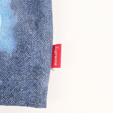 [XL] SUPREME 21AW x THE NORTH FACE BLEACHED DENIM PRINT MOUNTAIN JACKET INDIGO