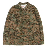 SUPREME × COMME DES GARCONS SHIRT DIGITAL CAMO COACHES JACKET OLIVE CAMO
